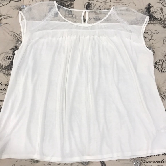 Sejour Illusion Yoke Tee (Plus Size) - Picture 7 of 7